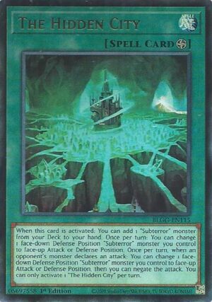The Hidden City - Battles of Legend: Glorious Gallery BLGG-EN115 - Ultra Rare