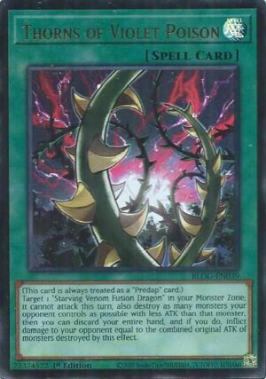 Thorns of Violet Poison - Battles of Legend: Glorious Gallery BLGG-EN039 - Ultra Rare