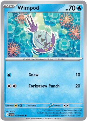 Wimpod - 025/086 - ME04: Chaos Rising (CRI) Reverse Holo