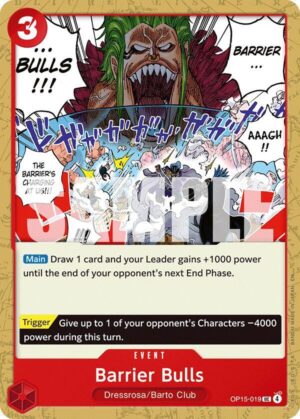 Barrier Bulls - Adventure on Kami's Island (OP15-019 UC)