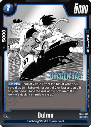 Bulma - FB06-035 - Manga Booster 01 (FB06-035 C)