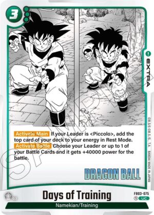 Days of Training - Manga Booster 01 (FB03-075 UC)