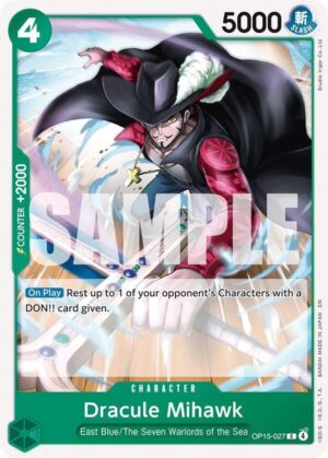 Dracule Mihawk - Adventure on Kami's Island (OP15-027 C)