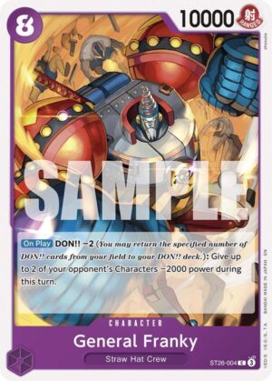 General Franky - Starter Deck 26: PURPLE/BLACK Monkey.D.Luffy (ST26-004 C)