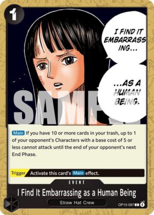 I Find It Embarrassing as a Human Being - Adventure on Kami's Island (OP15-097 C)