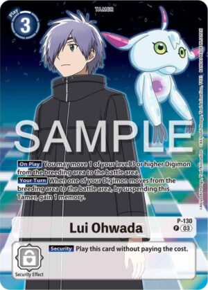 Lui Ohwada - P-130 (Digimon Adventure 02: The Beginning Set) - Digimon Promotion Cards (P-130 P)
