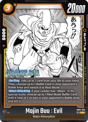 Majin Buu : Evil - SB01-035 - Manga Booster 01 (SB01-035 UC)