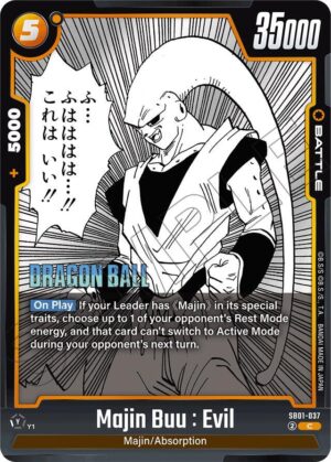 Majin Buu : Evil - SB01-037 - Manga Booster 01 (SB01-037 C)