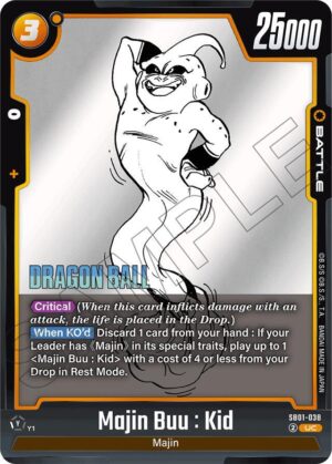 Majin Buu : Kid - SB01-038 - Manga Booster 01 (SB01-038 UC)