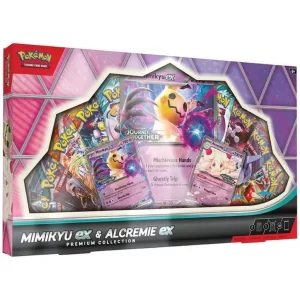 Pokemon TCG: Mimikyu ex & Alcremie ex Premium Collection - 10 Packs, Promo Cards