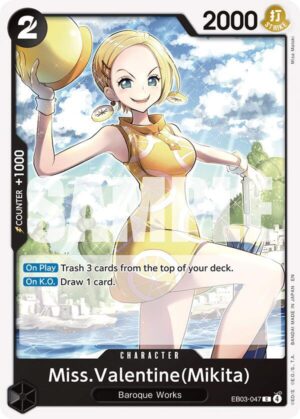 Miss.Valentine(Mikita) - Extra Booster: One Piece Heroines Edition (EB03-047 C)