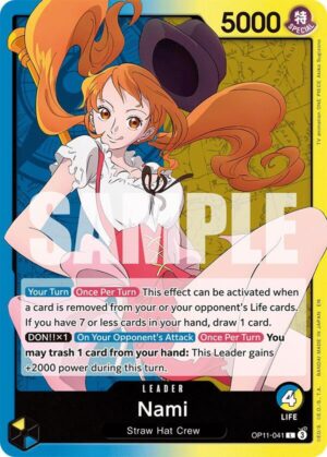 Nami (041) - A Fist of Divine Speed (OP11-041 L)