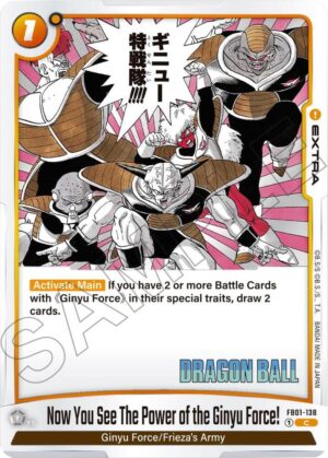 Now You See The Power of the Ginyu Force! - Manga Booster 02 (FB01-138 C)