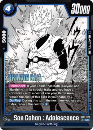 Son Gohan : Adolescence - Manga Booster 02 (SB02-026 UC)