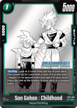 Son Gohan : Childhood - Manga Booster 01 (FB01-088 C)