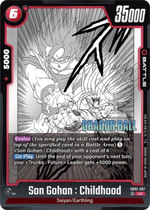 Son Gohan : Childhood - SB02-007 - Manga Booster 02 (SB02-007 UC)