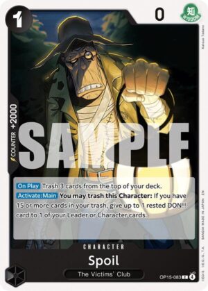 Spoil - Adventure on Kami's Island (OP15-083 C)