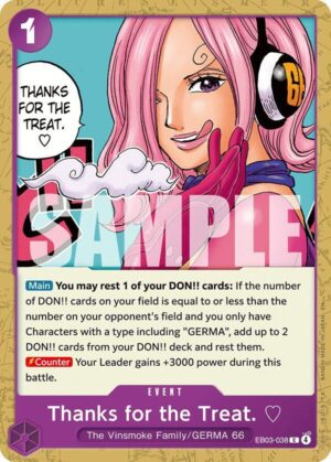Thanks for the Treat. - Extra Booster: One Piece Heroines Edition (EB03-038 C)