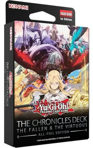 YUGIOH THE CHRONICLES DECK: THE FALLEN & THE VIRTUOUS (ALL-FOIL EDITION) DECK