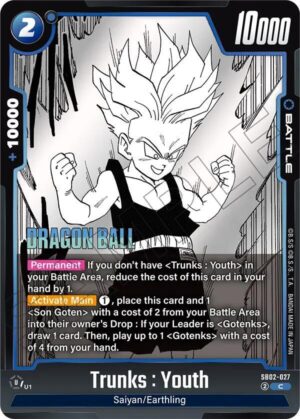 Trunks : Youth - Manga Booster 02 (SB02-027 C)