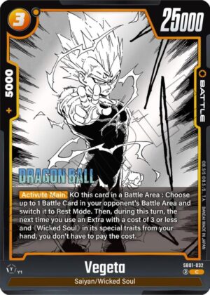 Vegeta - SB01-032 - Manga Booster 01 (SB01-032 C)