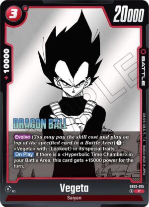 Vegeta - SB02-015 - Manga Booster 02 (SB02-015 C)