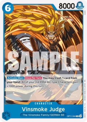Vinsmoke Judge - A Fist of Divine Speed (OP11-044 C)