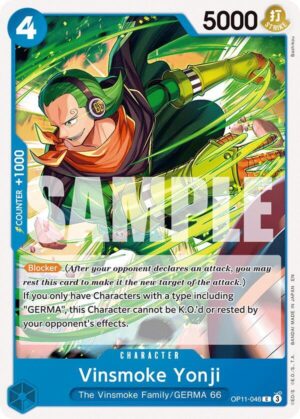 Vinsmoke Yonji - A Fist of Divine Speed (OP11-046 C)