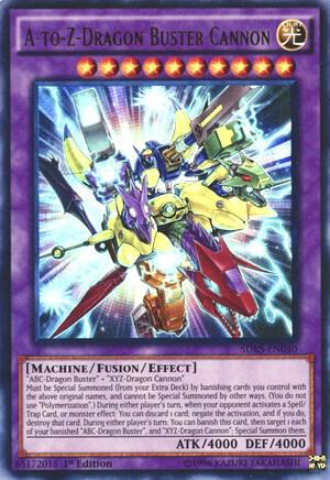 A-to-Z-Dragon Buster Cannon - Structure Deck: Seto Kaiba SDKS-EN040 - Ultra Rare