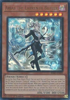 Arias the Labrynth Butler (Ultra Rare) - Rarity Collection 5 RA05-EN028 - Ultra Rare