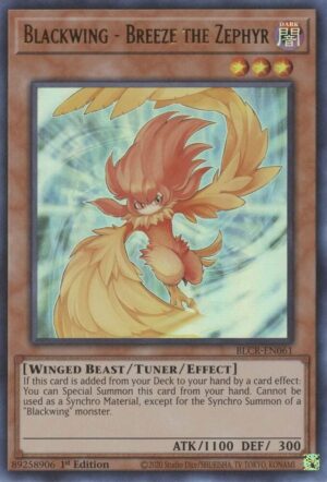 Blackwing - Breeze the Zephyr - Battles of Legend: Crystal Revenge BLCR-EN061 - Ultra Rare