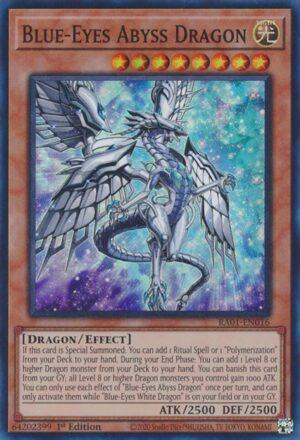 Blue-Eyes Abyss Dragon - 25th Anniversary Rarity Collection RA01-EN016 - Super Rare