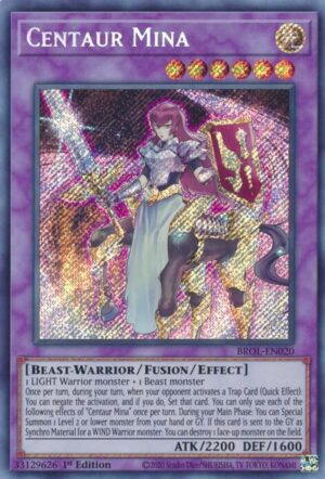 Centaur Mina - Brothers of Legend BROL-EN020 - Secret Rare