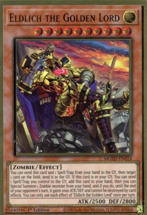 Eldlich the Golden Lord - Maximum Gold: El Dorado MGED-EN024 - Premium Gold Rare
