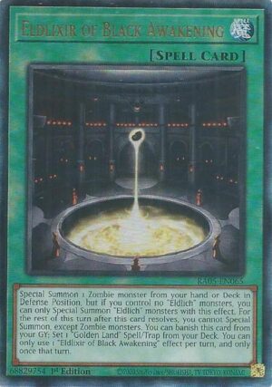 Eldlixir of Black Awakening (Ultimate Rare) - Rarity Collection 5 RA05-EN065 - Ultimate Rare
