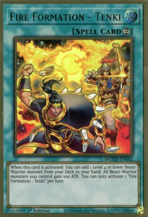 Fire Formation - Tenki - Maximum Gold: El Dorado MGED-EN042 - Premium Gold Rare