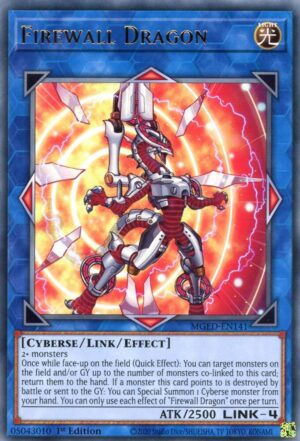 Firewall Dragon (Red Alternate Art) - Maximum Gold: El Dorado MGED-EN141 - Gold Rare