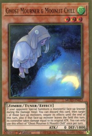 Ghost Mourner & Moonlit Chill (Alternate Art) - Maximum Gold: El Dorado MGED-EN023 - Premium Gold Rare