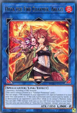 Hiita the Fire Charmer, Ablaze - Maximum Gold: El Dorado MGED-EN119 - Gold Rare