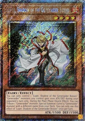 Loptr, Shadow of the Generaider Bosses (Platinum Secret Rare) - Rarity Collection 5 RA05-EN016 - Platinum Secret Rare
