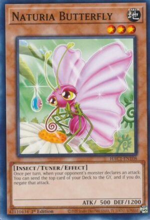 Naturia Butterfly - Hidden Arsenal: Chapter 1 HAC1-EN108 - Common