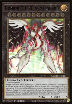 Number C1000: Numerounius - Maximum Gold: El Dorado MGED-EN031 - Premium Gold Rare