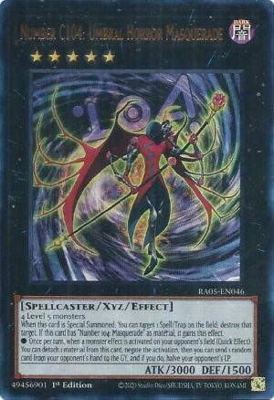 Number C104: Umbral Horror Masquerade (Ultra Rare) - Rarity Collection 5 RA05-EN046 - Ultra Rare