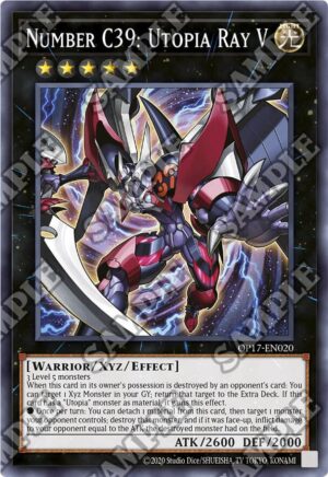 Number C39: Utopia Ray V - OTS Tournament Pack 17 OP17-EN020 - Common