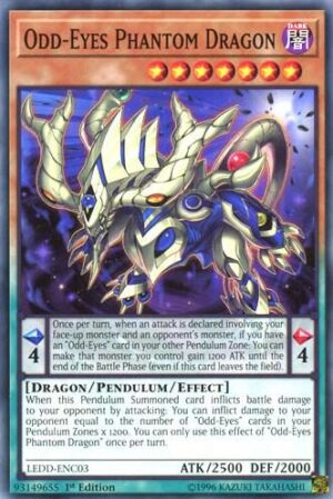 Odd-Eyes Phantom Dragon - Legendary Dragon Decks LEDD-ENC03 - Common