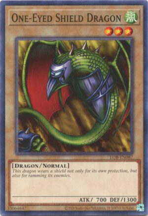 One-Eyed Shield Dragon - Legend of Blue Eyes White Dragon (25th Anniversary Edition) LOB-EN087 - Common