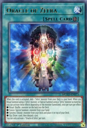 Oracle of Zefra - Maximum Gold: El Dorado MGED-EN073 - Gold Rare