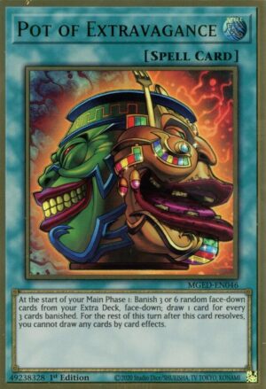 Pot of Extravagance - Maximum Gold: El Dorado MGED-EN046 - Premium Gold Rare