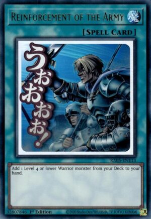 Reinforcement of the Army - Rarity Collection 5 RA05-EN113 - Ultra Rare