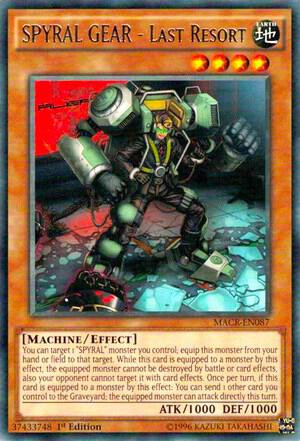 SPYRAL GEAR - Last Resort - Maximum Crisis MACR-EN087 - Rare